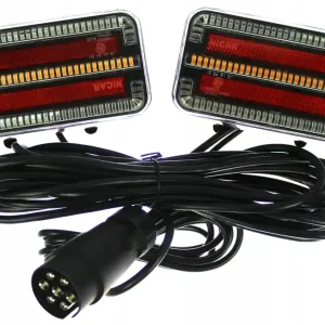 Zwrot pieniędzy LAMPY TYLNE LED DIODOWE NA MAGNES PRZYCZEPY 7,5m