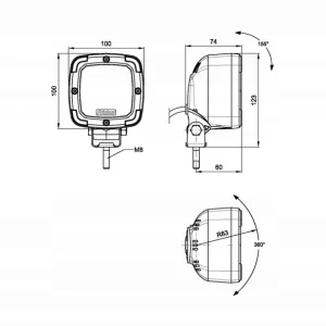 Zwrot pieniędzy Lampa robocza Fristom FT-036