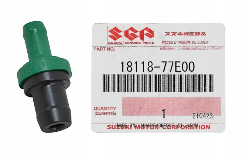 Zawór odmy PCV SUZUKI GRAND VITARA 2.5 2.7 VITARA 2.0 18118-77E00 ORYGINAŁ Premium