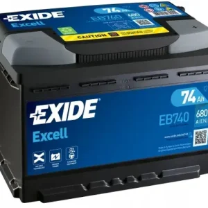 Akumulator Exide Excell 74Ah 680A EB740 EN PRAWY PLUS Szybka dostawa