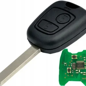 Wyprzedaż CITROEN C2 C3 C4 C5 SAXO XANTIA XSARA PEUGEOT 207 307 KLUCZYK Z ELEKTRONIKĄ