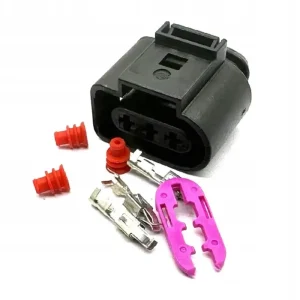 1J0973723 KOSTKA Wtyczka złączka czujnika złącze elektryczne VW AUDI 3P Wysoka jakość