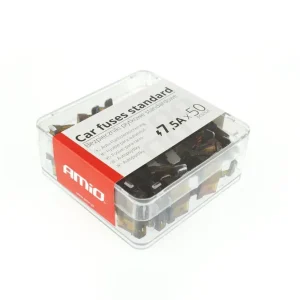 Bezpieczniki samochodowe standard pudełko 50 szt. 7.5A AMIO-01333 Rabat