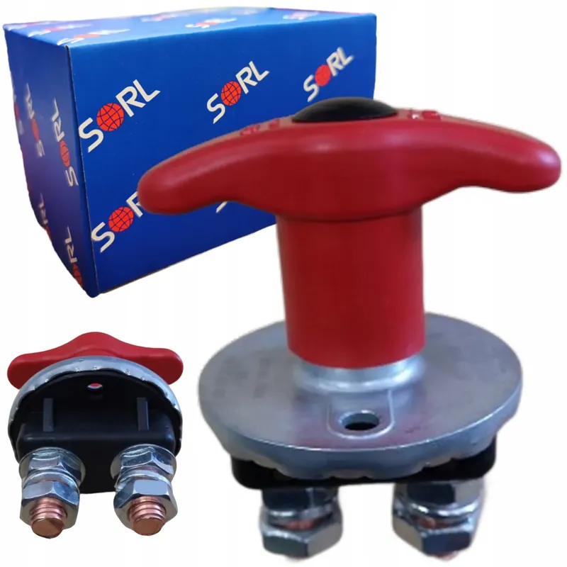 Zwrot pieniędzy ODŁĄCZNIK AKUMULATORA HEBEL 24V M10X 2 100A WYŁĄCZNIK PRĄDU