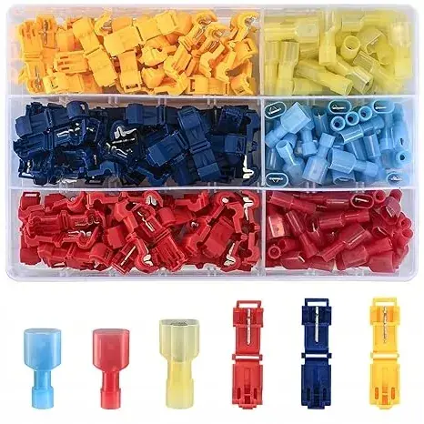 Zwrot pieniędzy ZŁĄCZKI ROZGAŁĘŹNE T-TAP 180 SZTUK - SZYBKIE POŁĄCZENIA KABLOWE, IZOLOWANE