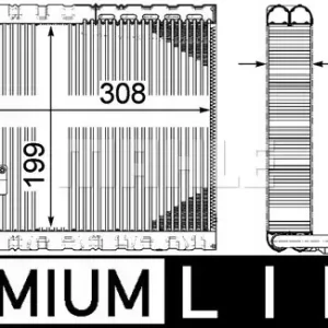 Zamów teraz Parownik, klimatyzacja MAHLE AE 124 000P