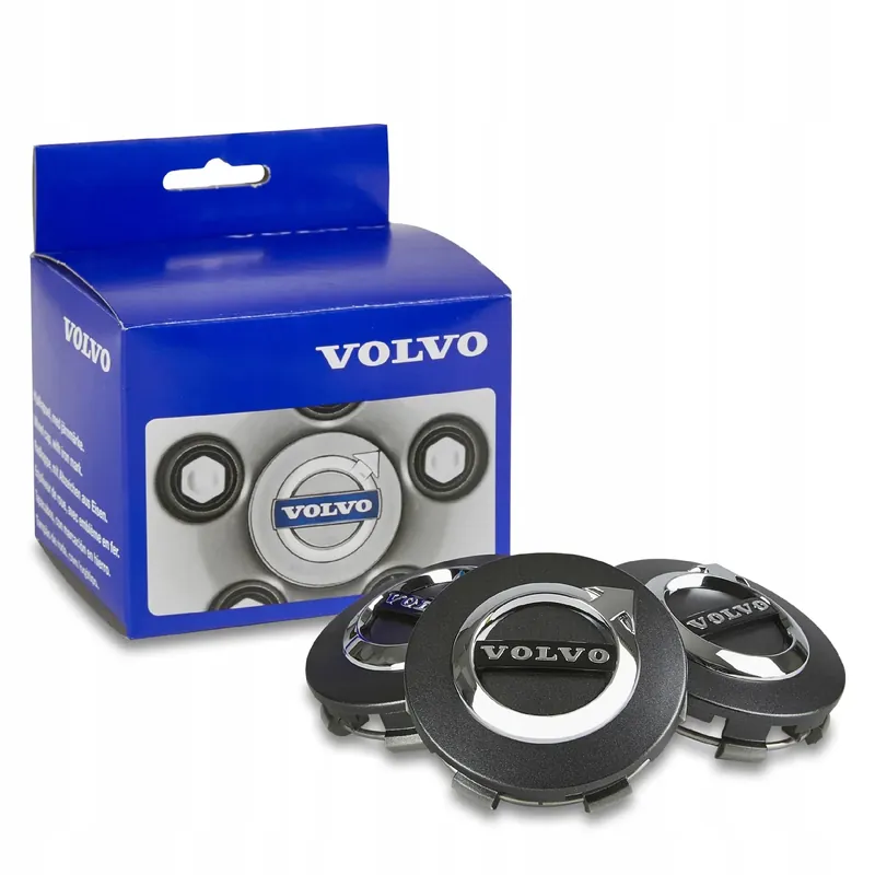 Autentyczny VOLVO XC90 II dekielki felgi alu czarne mat OE