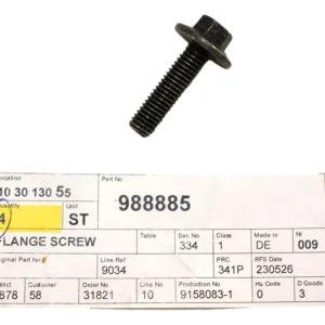 VOLVO oryginalna sruba zawiasu drzwi M8x30 OE 988885 Oryginalny