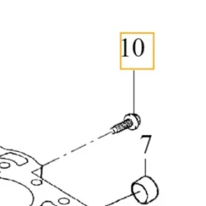VOLVO oryginalna sruba bloku silnika 1.6, 1.8, 2.0 16V M10x14.5 OE 999312 Autentyczny