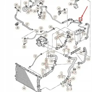 Wysoka jakość PRZEWÓD CHŁODNICY AUDI A4 1,8/2,0 TFSI 1 AUDI Audi A4 Allroad Quattro