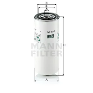 WK 962/7 MANN-FILTER FILTR PALIWA VOLVO F12,FH 12 Oferta limitowana