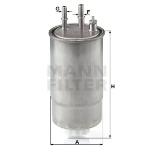 WK 853/21 MANN-FILTER FILTR PALIWA Bezpieczna płatność