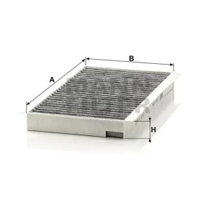 Zwrot pieniędzy CUK 3139 MANN-FILTER FILTR POWIETRZA KABINOWY BMW SERIA 5 (E60, E61)