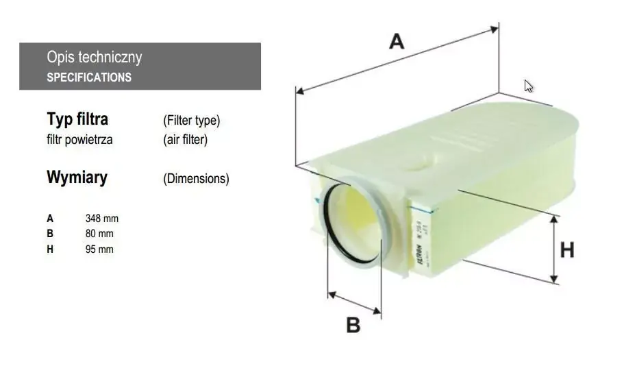 AK 218/8 FILTRON FILTR POWIETRZA Tani