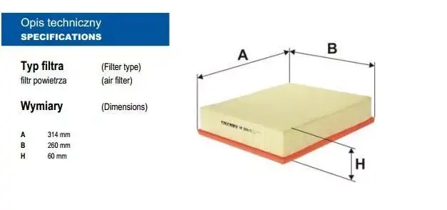 AP 004/5 FILTRON FILTR POWIETRZA Wysoka jakość
