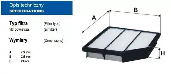 AP 197 FILTRON FILTR POWIETRZA Szybka dostawa