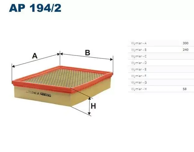 AP 194/2 FILTRON FILTR POWIETRZA Autentyczny