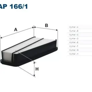 AP 166/1 FILTRON FILTR POWIETRZA Popularny