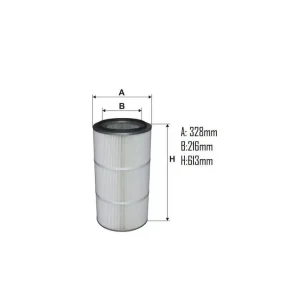 AM 480P FILTRON FILTR POWIETRZA LAKIERNIE PROSZKOWE POLIESTER Darmowa dostawa