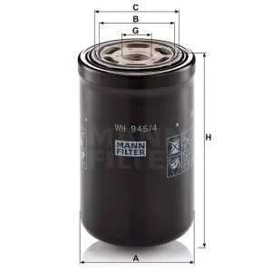 WH 945/4 Mann filtr hydrauliczny Rabat