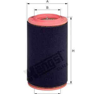 Autentyczny E1260L Hengst FILTR POWIETRZA