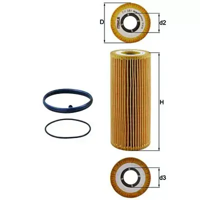 Zwrot pieniędzy OX381D KNECHT Filtr Oleju