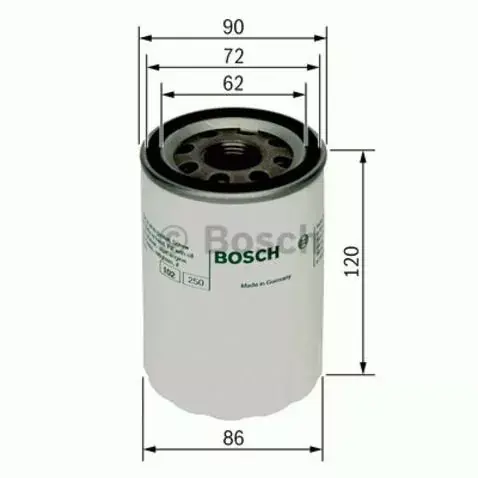 0451103290 BOSCH Filtr oleju Rabat