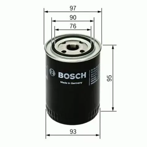 0451103252 BOSCH Filtr oleju Promocja