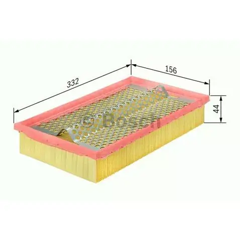 1457433700 BOSCH Filtr powietrza Rabat