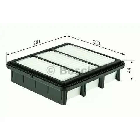 1457433954 BOSCH Filtr powietrza Rabat