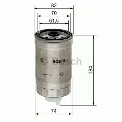 1457434293 BOSCH Filtr paliwa Darmowa dostawa