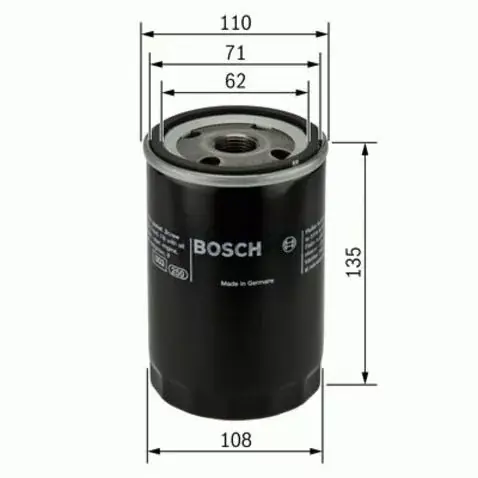 0451203206 BOSCH Filtr oleju Nowość