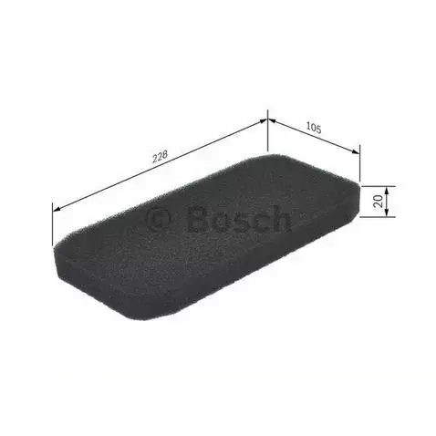 1987431173 BOSCH Filtr kabinowy Szybka dostawa