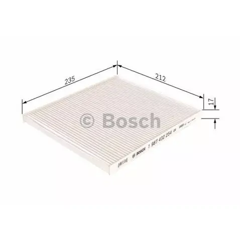 1987432254 BOSCH Filtr kabinowy Rabat